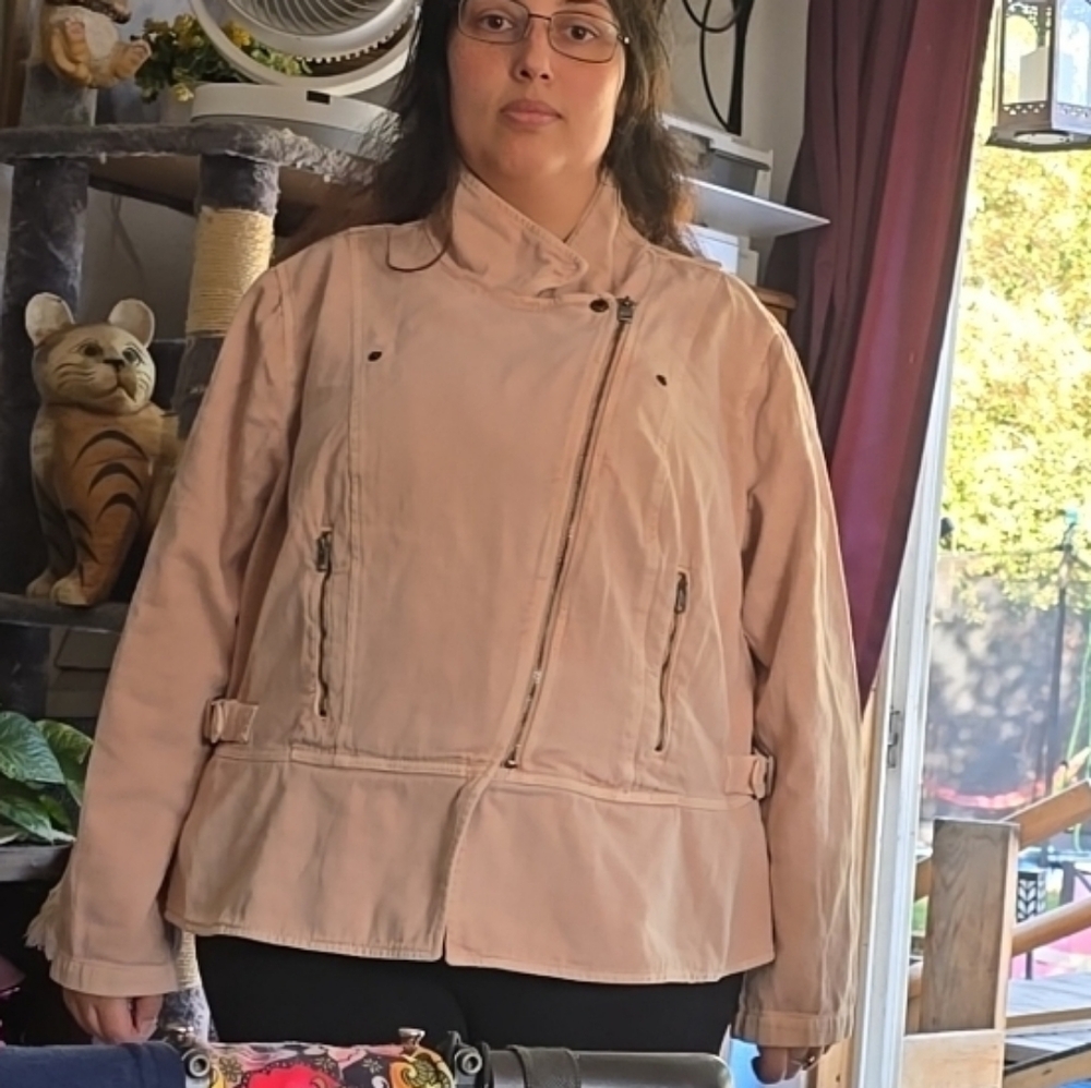 DKNY Women's Utility Jacket in Tan